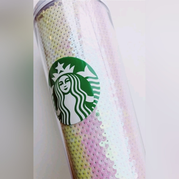 Starbucks Sequin Cold Cup - White - Picture 4 of 5
